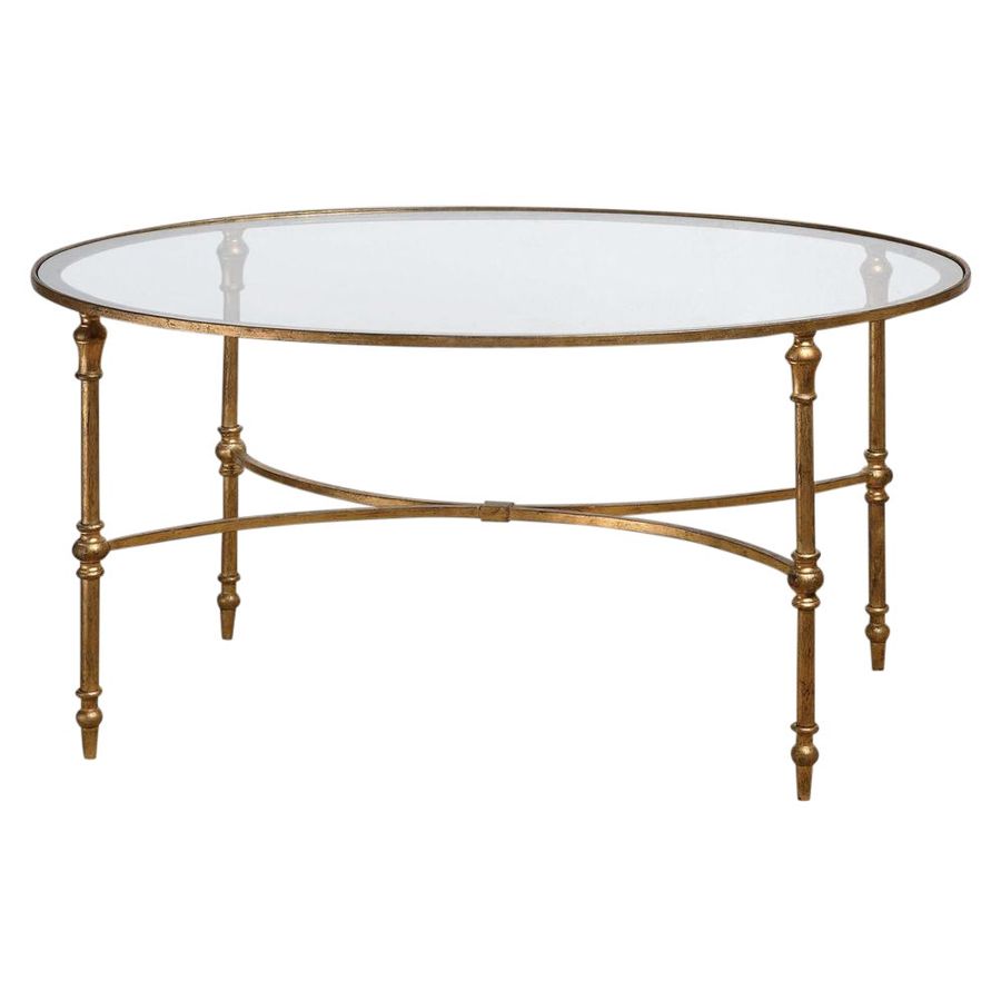 Regency Gold Oval Cocktail Table added by Laurel Browning