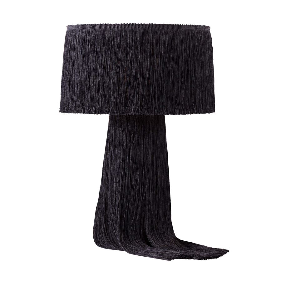 Atolla Black Tassel Table Lamp - TOV Furniture added by One Century Design