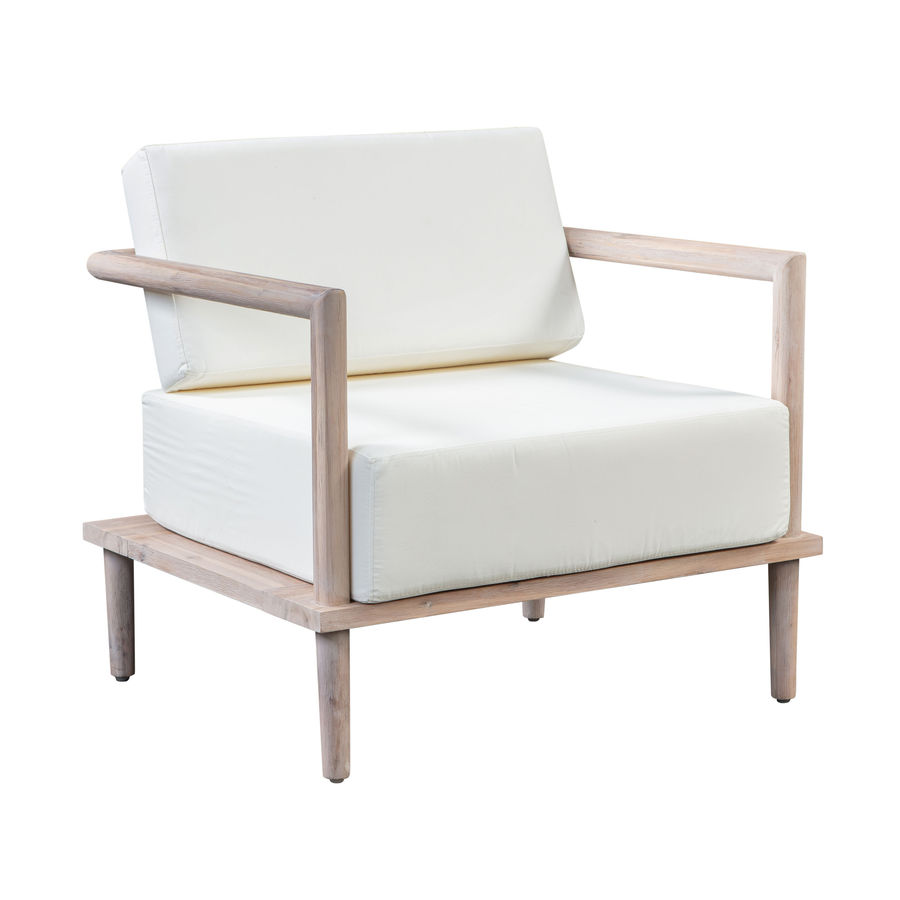 Emerson Cream Outdoor Lounge Chair - TOV Furniture added by Jamie Stellato