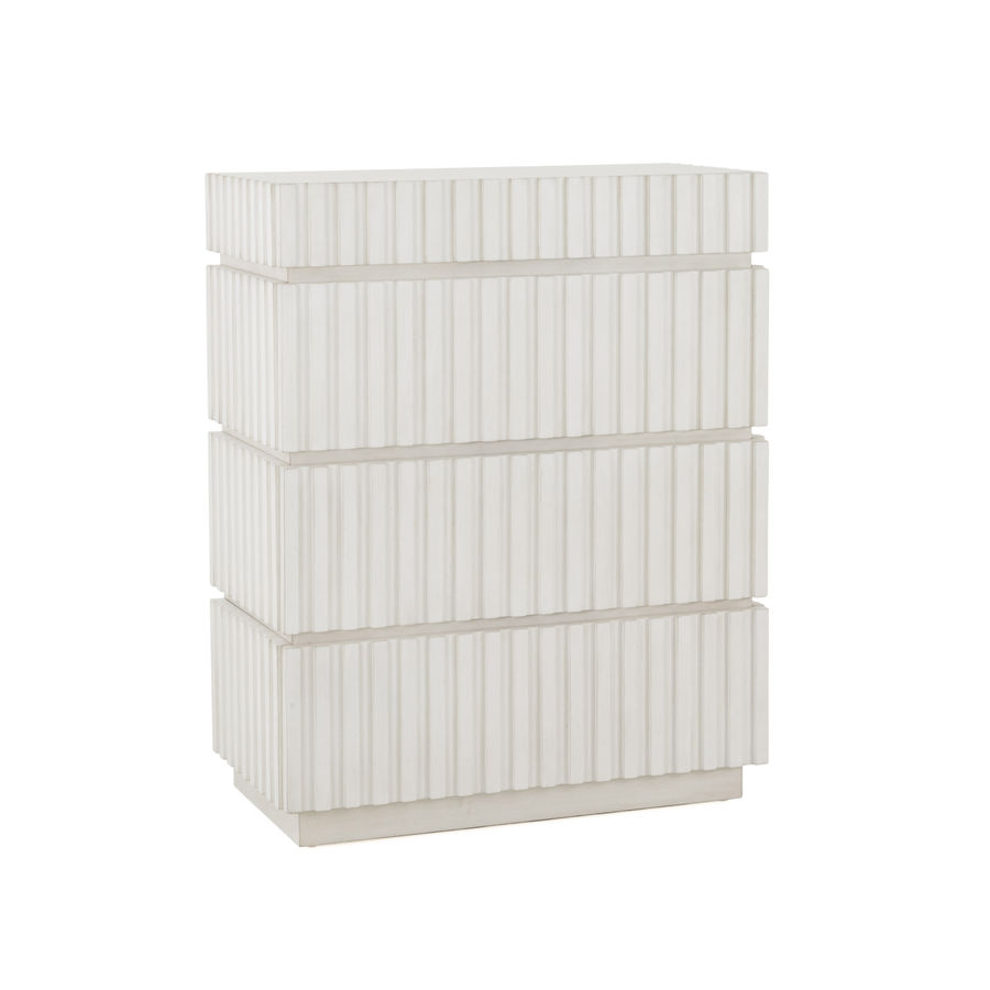 Adu Snow White 4 Drawer Chest - TOV Furniture added by One Century Design
