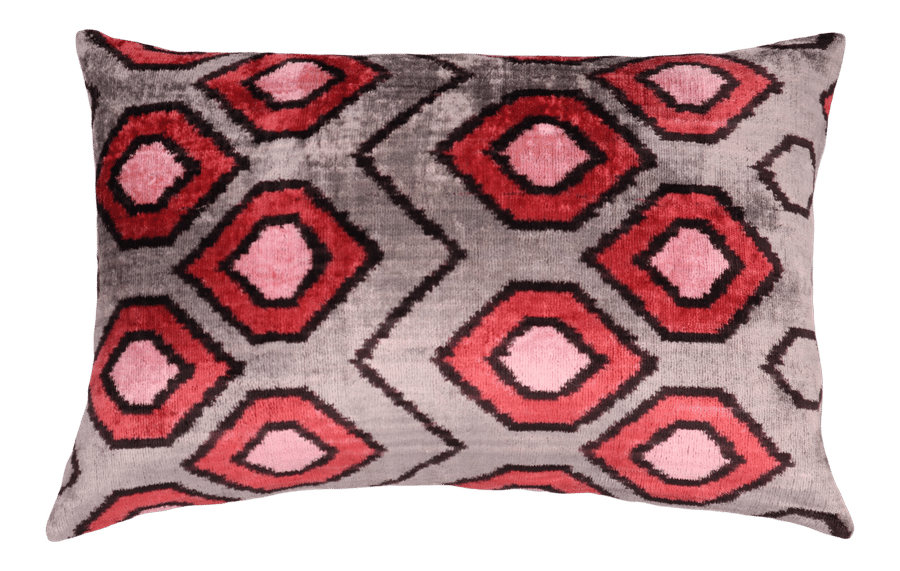 Contemporary Turkish Handmade Decorative Luxury Velvet Feather Filled Pillow added by Xakota Espinoza