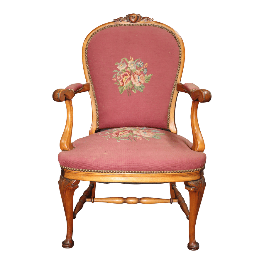 Mahogany Needlepoint Chair added by Spoak Member