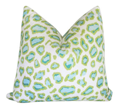 Lime & Teal Leopard Print Pillow added by Kate Lynn Nemett