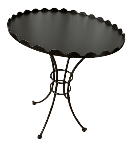 Charleston Forge Black Gallery Steel Side Table added by Madelynn Furlong