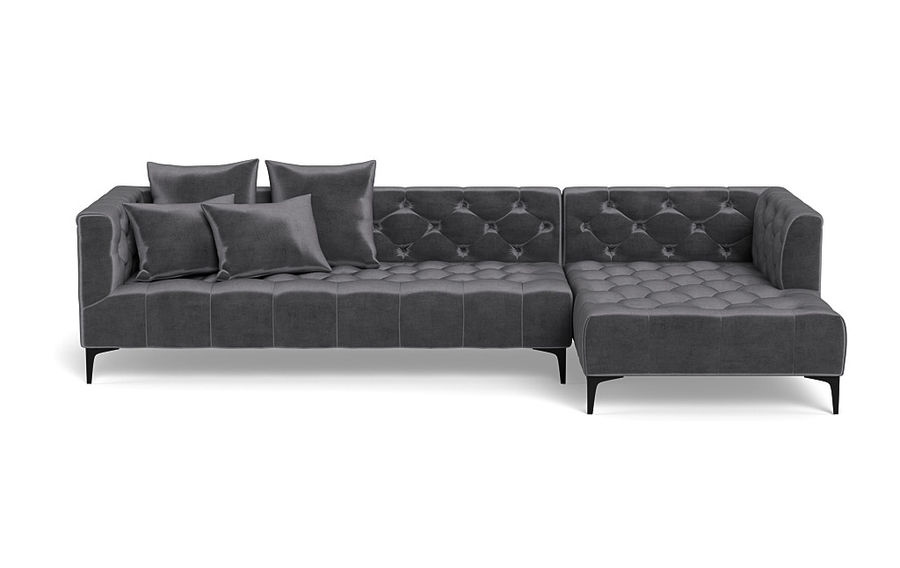 Ms. Chesterfield Custom Sectional Sofa with Right Chaise added by Spoak Member