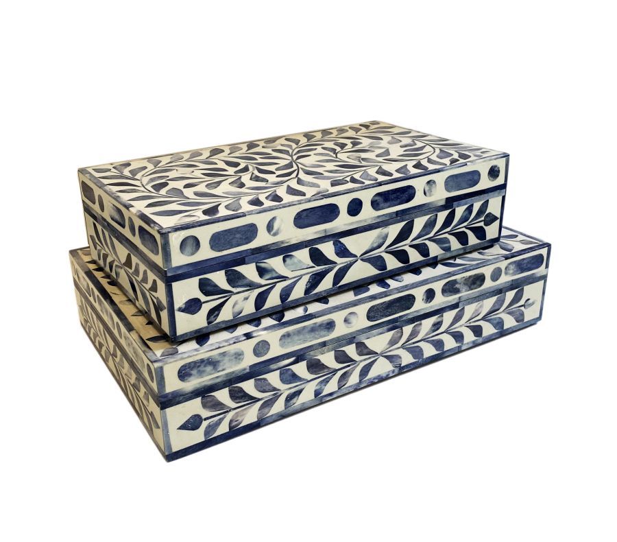 Floral Bone Boxes - Mecox Gardens added by Serena Finnerty