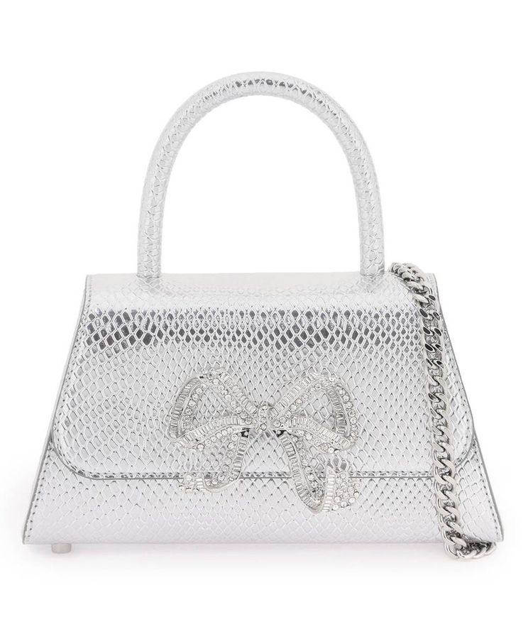 Self-Portrait Bow Detailed Foldover Mini Top Handle Bag added by Sarah Jackson