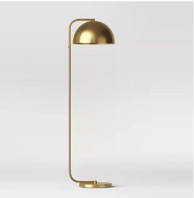 Valencia Floor Lamp Brass - Project 62 - Gold Dome Floor Lamp - New Damaged Box 798919017270 | eBay added by Liz Kirby