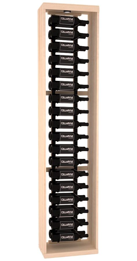 17" Wall Series Wine Rack Display Case Kit in Ponderosa Pine. added by Spoak Member