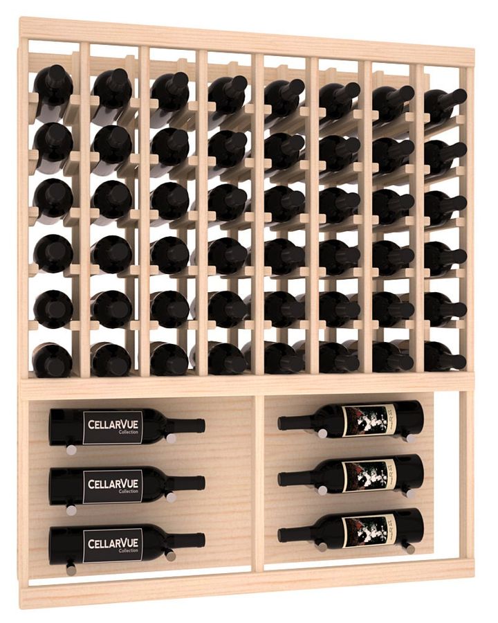 35" Top Showcase Display Wine Rack Display Kit in Ponderosa Pine. added by Spoak Member