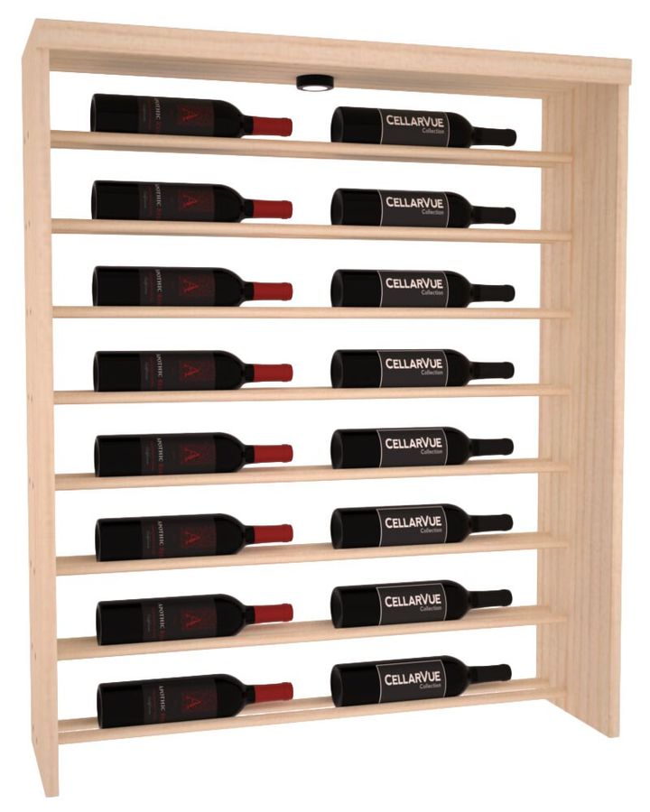 35" Top Horizontal Wine Rack Display Kit in Ponderosa Pine. added by Spoak Member