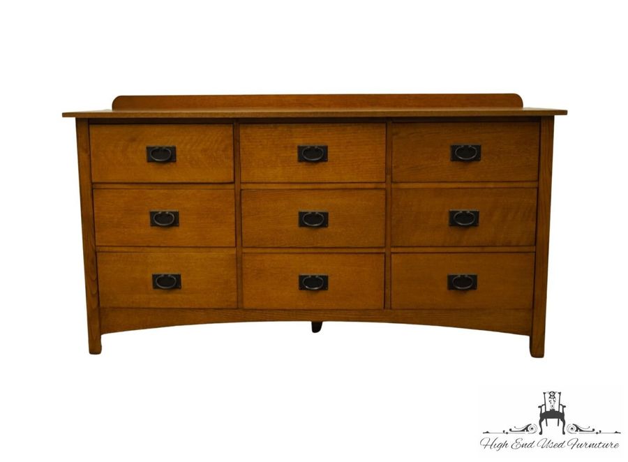 MICHAEL HOWARD FURNITURE Oak Contemporary Mission Style 65&quot; Triple Dresser added by Sofia Millares