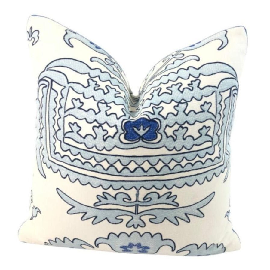 Pillow Cover Quadrille Home Couture Clementine in Windsor - Etsy added by Kacey Dillier