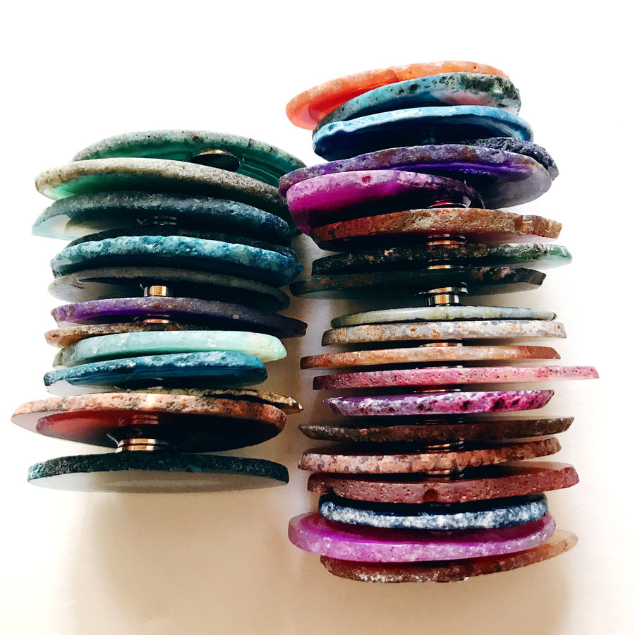 Unique Magnets - Agate Magnet - Assorted Colors Available (qty 5 included) added by Spoak Member
