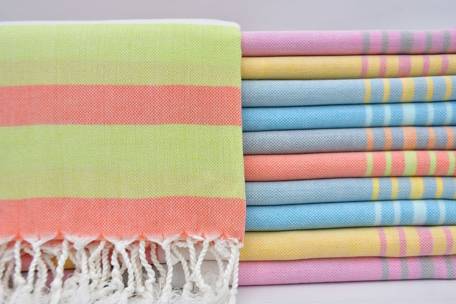 Turkish Towel,Personalized Gift Towel,Soft Towel,Sets Towel,Set of 10 Pcs Towel,40"x70",Turkish Peshtemal,Cotton Towel,B4-melis-set12 added by Spoak Member