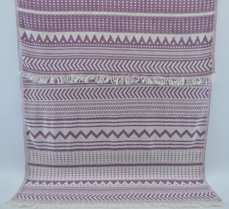 Aztec Towel,Purple Towel,Geometric Towel,Peshtemal,34"x65",Ultra Soft Towel,Shower Towel,Spa Towel,Double Face Towel,Turkish Towel,K1-jakar added by Spoak Member