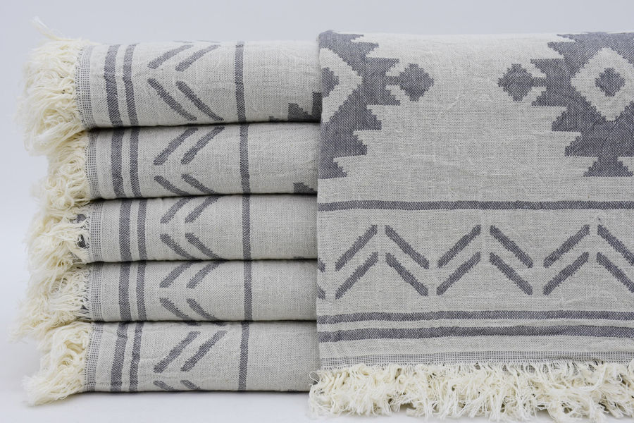 Navy Blue Towel,Design Towel,Festival Towel,Gift Towel,Beach Towel,40"x70",Pool Towel,Yoga Towel,Wedding Towel,Bridesmaid Towel,B7-kilim added by Spoak Member