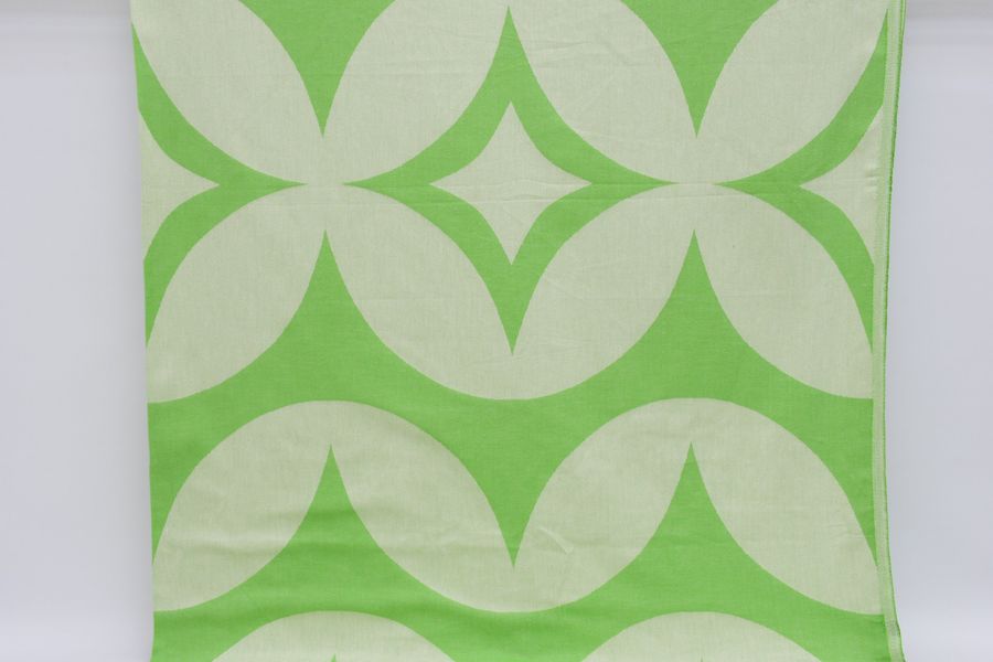 Turkish Throws,Turkish Blanket,Organic Blanket,Handmade Bedspread,79"x93",Cotton Blanket,Green Blanket,Decoratibe Bed Cover,K1-bıyıklıB added by Spoak Member