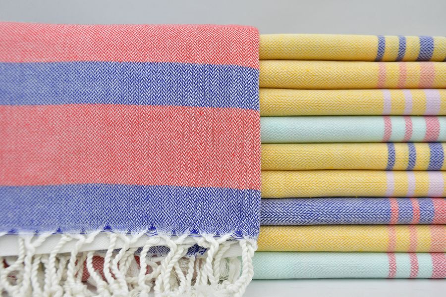 Turkish Towel,Sets Towel,Shower Towel,Fouta Towel,Set of 10 Pcs Towel,40"x70",Turkish Peshtemal,Home Decor Towel,Hotel Towel,B4-melis-set13 added by Spoak Member
