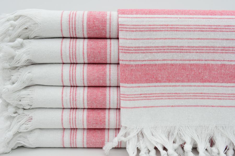 Turkish Towel,Beach Towel,Bulk Towel,32"x69",Handmade Towel,Coral Towel,Turkish Peshtemal,Striped Towel,Decor Towel,Sauna Towel,M1-Saraylı added by Spoak Member