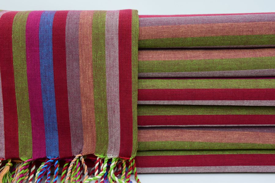 Turkish Peshtemal,Handmade Towel,Rainbow Towel,Turkish Towel,Beach Towel,Peshtemals,40"x70",Organic Towel,Turkish Bath Towel,K2-gökkuşağı added by Spoak Member