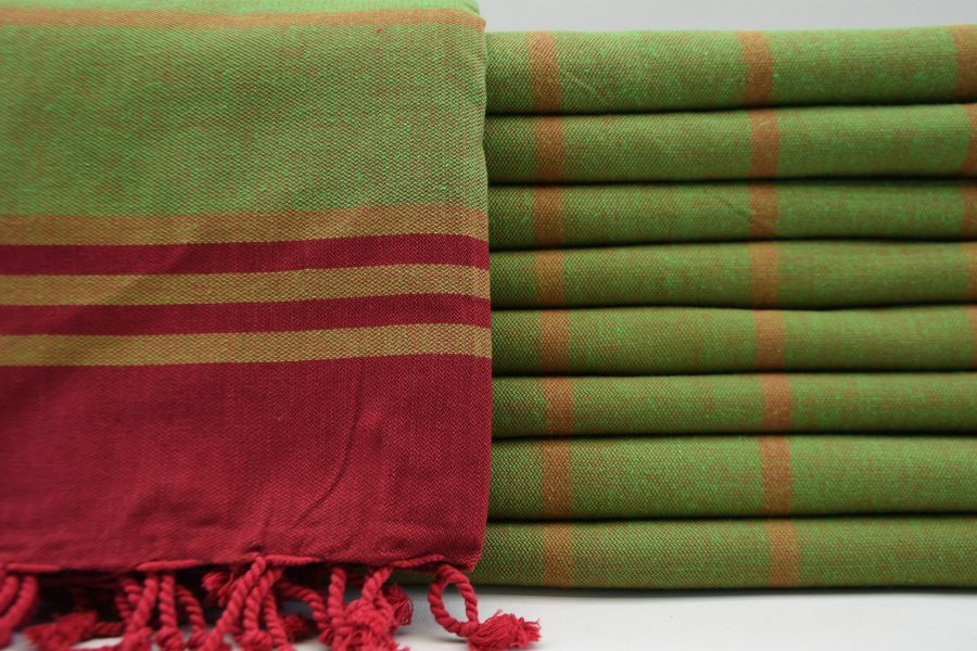 Turkish Peshtemal,33"x70",Multicolor Towel,Cotton Towel,Bath Towel,Bohemian Towel,Handmade Towel,Sofa Cover,Turkish Towel,M2-kozalı added by Spoak Member