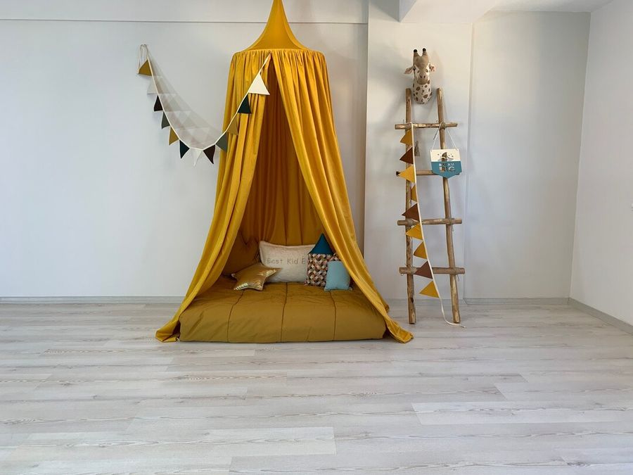 Mustard Cotton Canopy 60 Cm Yellow Nursery Baldachin Mustard - Etsy added by Tina Robinson
