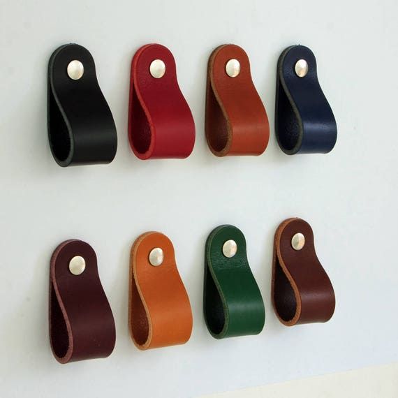 Leather Cabinet Pulls S3 Drawer Cabinet Pulls Drawer Handles - Etsy added by Sarah Jackson