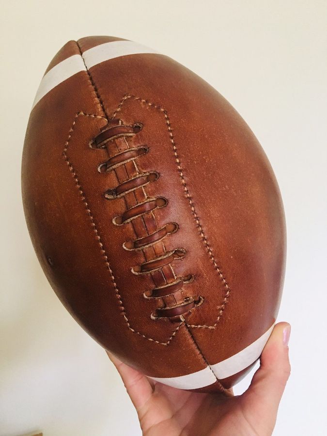 Handmade Brown Leather Vintage Style American Football With - Etsy added by Erin Vernon