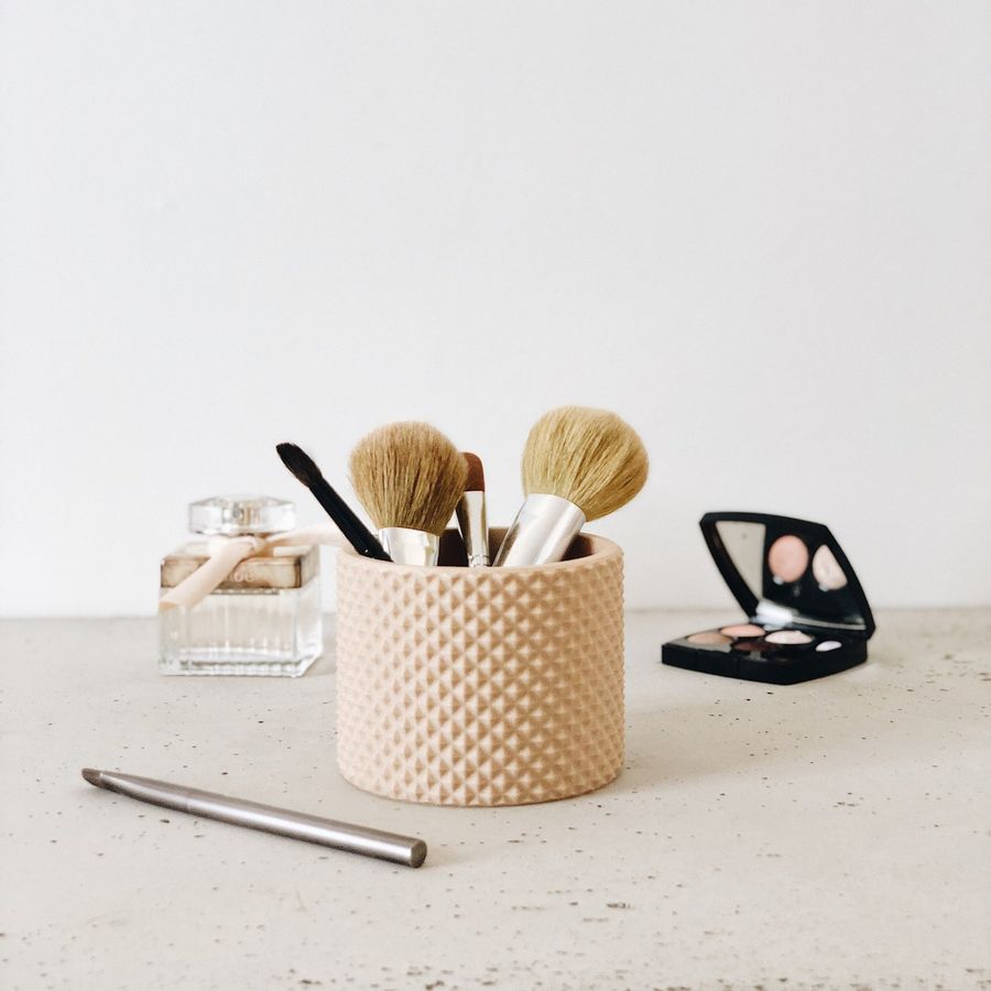 Makeup brush holder - PIKO - Original gift for her ! added by Spoak Member