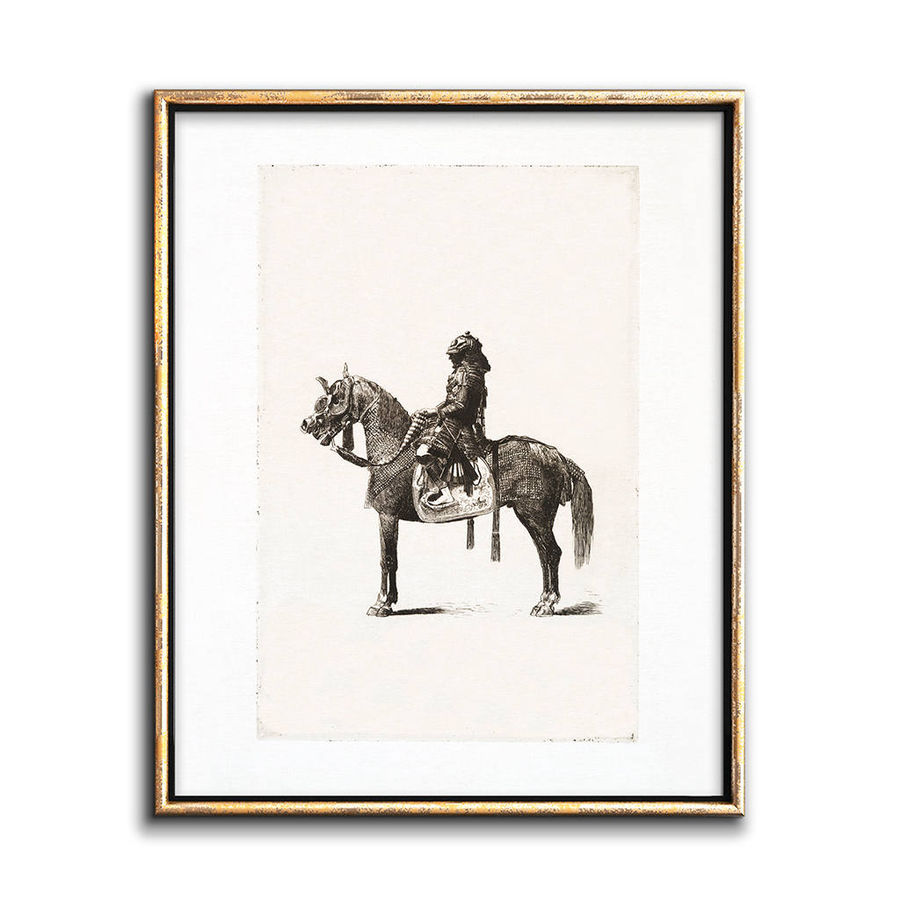 Japanese Horseman Print Downloadable Art, Etching Horse Wall Art Printable Artwork, Downloadable Vintage Gallery Wall Decor added by Spoak Member