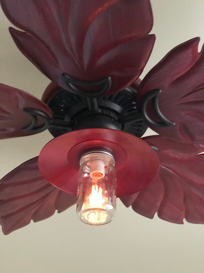 Red Leaf Blade Celling Fan added by Spoak Member