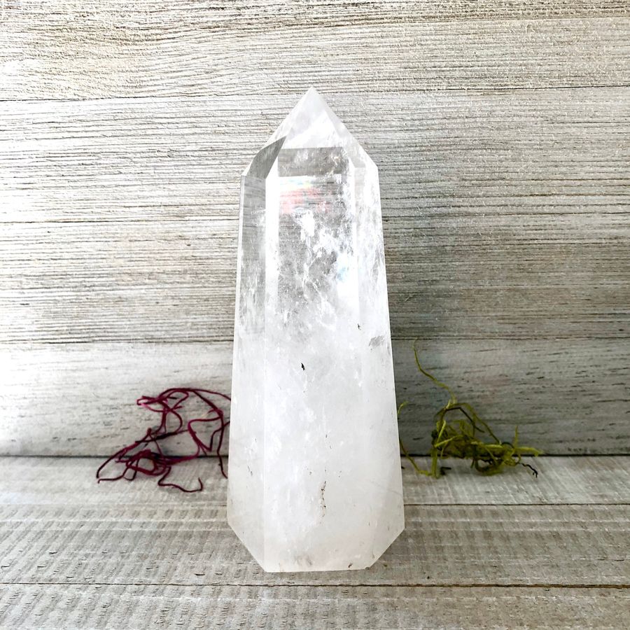 Large Clear Quartz Crystal Tower added by Amber Wilcox
