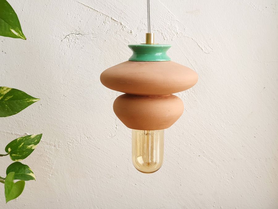 ceiling lamp Pendant Terra Cotta Lamp Hanging Light Fixture added by Spoak Member
