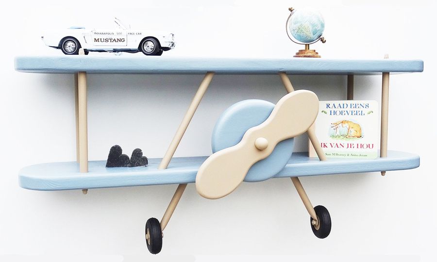 Babyroom inspiration -  Aircraft accessory shelf - babyroom bookshelf - Free Delivery added by Spoak Member