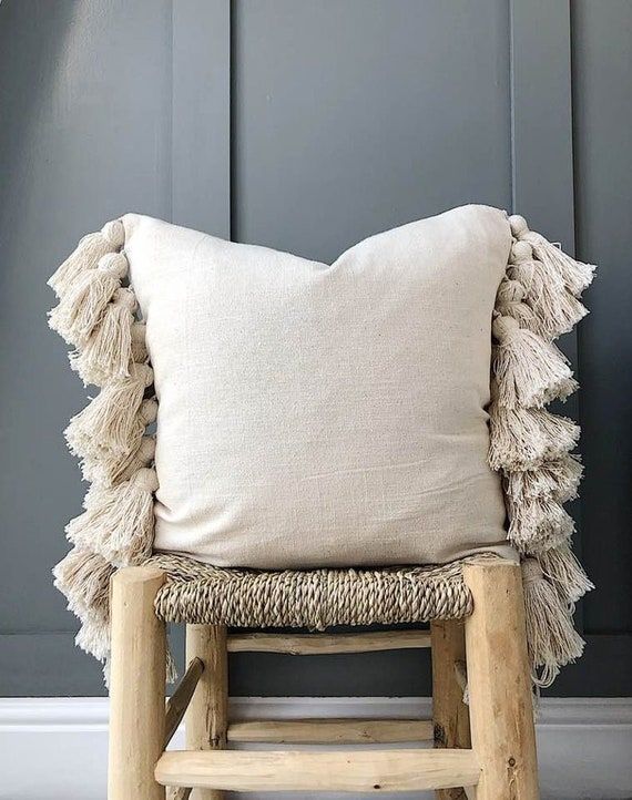 Boho pillows,Cushions,Decorative Pillows,Wedding,Moroccan pillows,Natural,Neutral,Beige Pillows,Hippie decor,Textured Cushion 2 PICES added by Hayleigh Dial