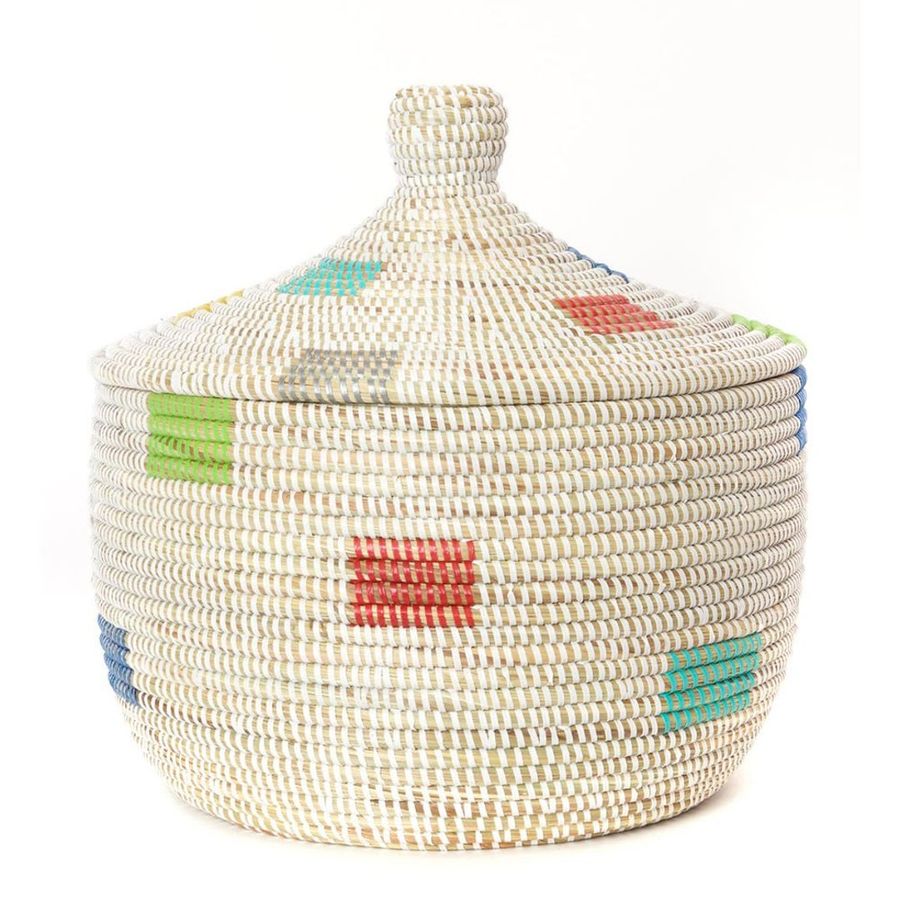 Medium Bowl Basket Rainbow Blocks - Etsy added by Tina Robinson