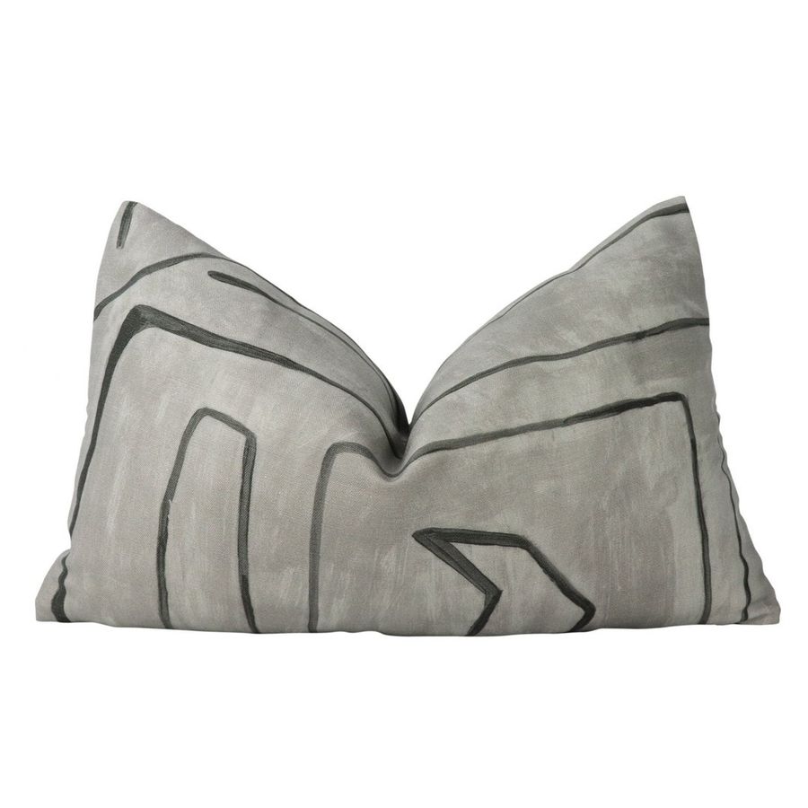 Kelly Wearstler Graffito Pillow Cover in Graphite - Etsy added by erika grossman