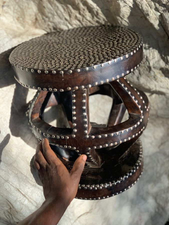 Coffee Table Antique Stool African Stool Decorative Stool - Etsy added by Madelynn Furlong