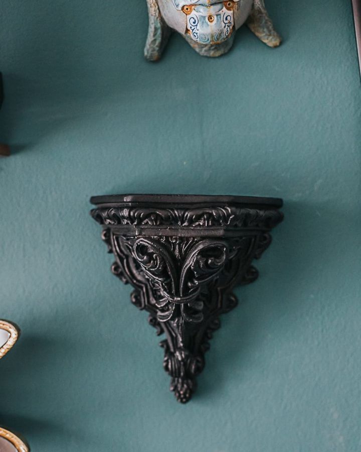 Vintage Black Victorian Corbel for Wall Decoration Shelf - Etsy added by Where The Heart Is Designs