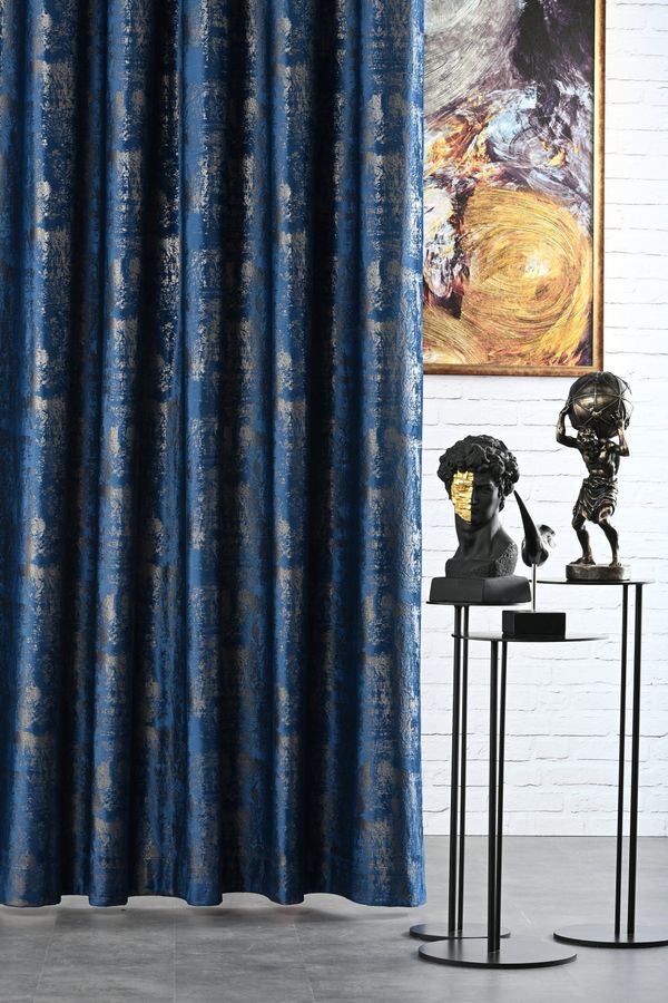 Velvet Curtain, Navy Blue 50"w x 84" added by Kate Lynn Nemett