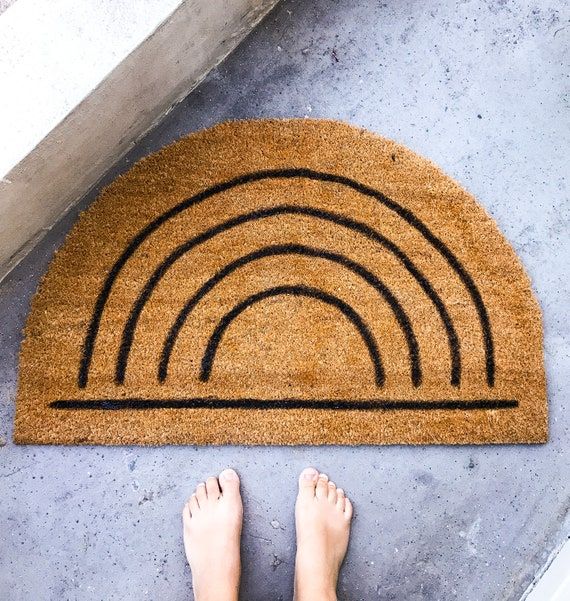 Round  Minimalistic Doormat added by Emma Kitching