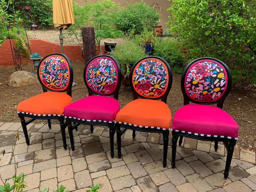 Boho Eclectic 4 Dining Chair set added by Ananya Ashok