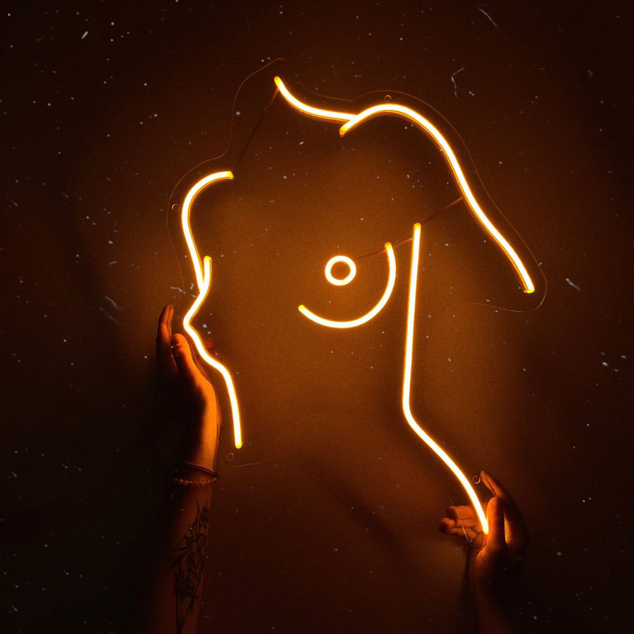 BODY WOMAN'S tits|LED Neon Sign Bedroom and Home Gym Light|Popular Custom Neon Sign Light Home Wall Decor Woman Body added by Jendalyn Cohen