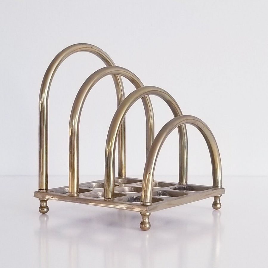 Vintage Brass Letter Holder Organizer Record Holder - Etsy added by Jennifer Hickey
