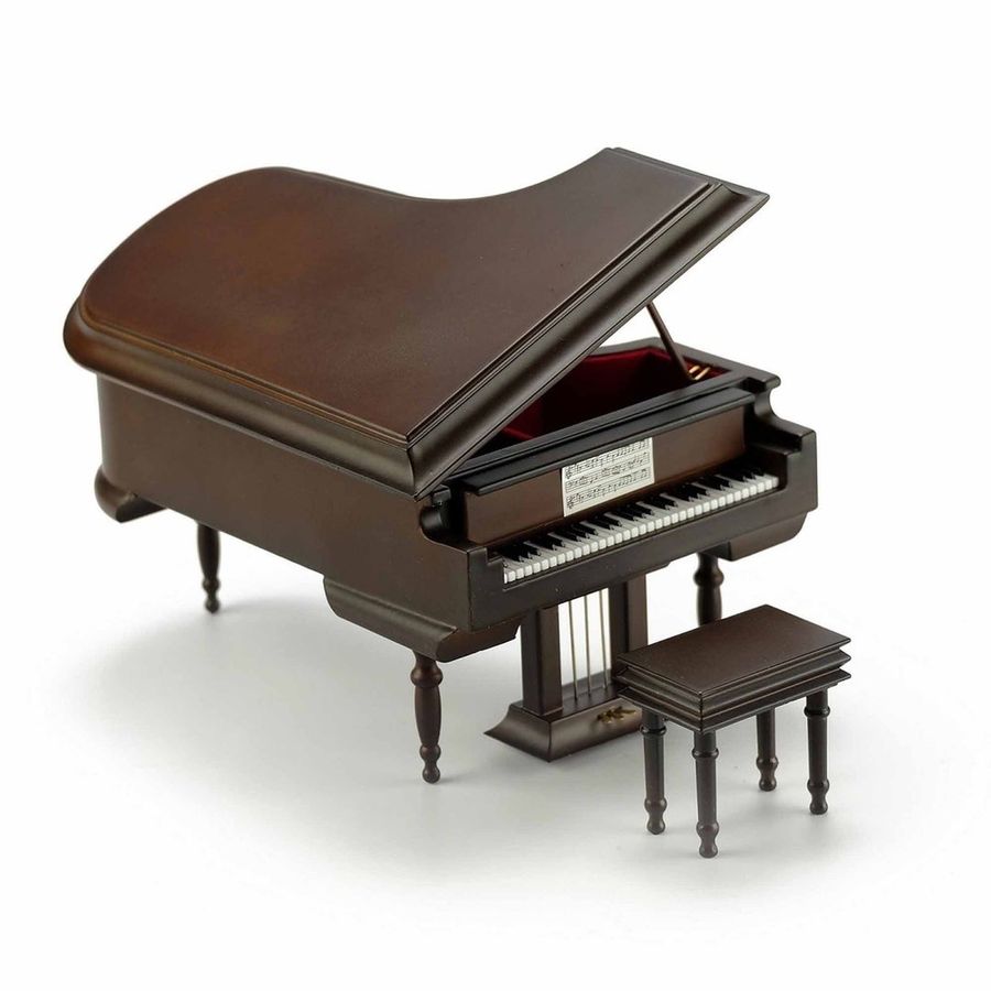 Sophisticated 18 Note Miniature Musical Matte Brown Grand - Etsy added by Danielle Hughes