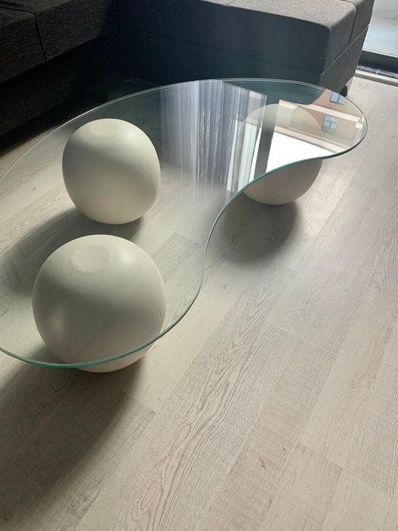 Glass Coffee Table  Natural Wood Coffee Table   Rustic | Etsy added by Paige McIntosh