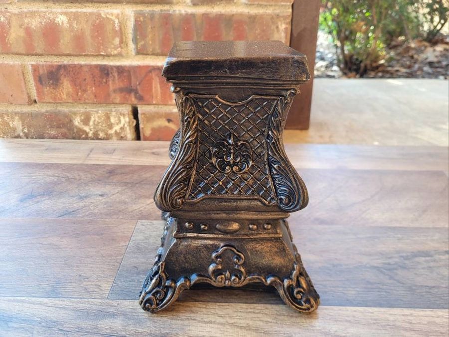 Pillar Candleholder  PICK YOUR COLOR  Capital  Fleur De Lis - Etsy added by Where The Heart Is Designs