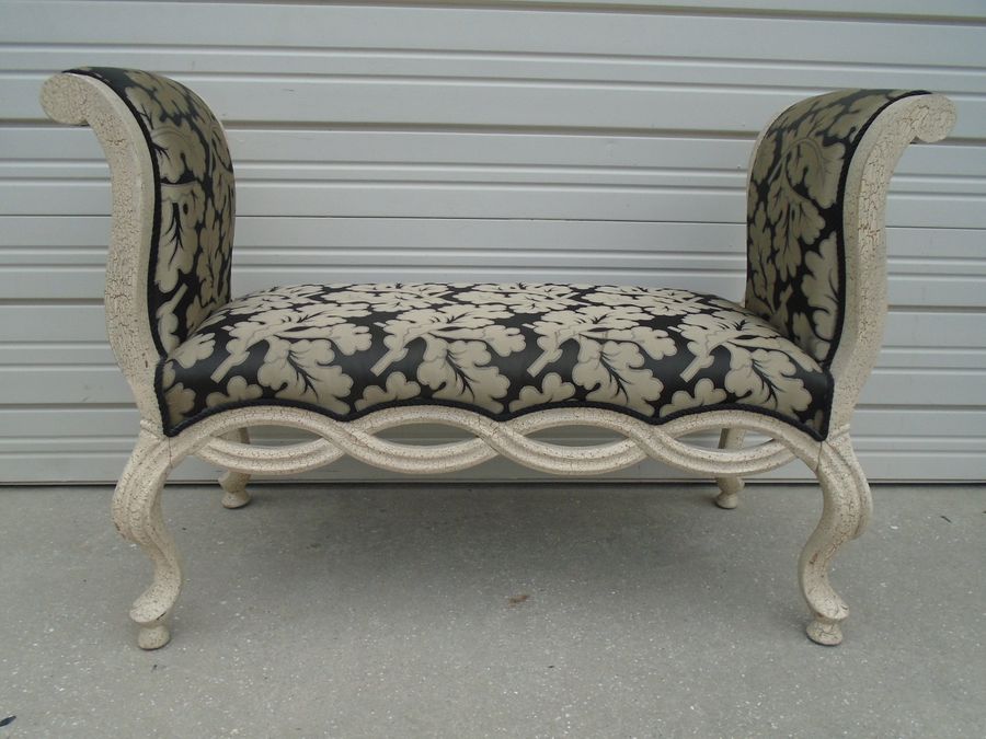 Long Bench Bed End Dining Side French Country Louis XVII Renaissance Italian Provincial Palm Beach Hollywood Regency Seat Dorothy Draper sty added by Spoak Member