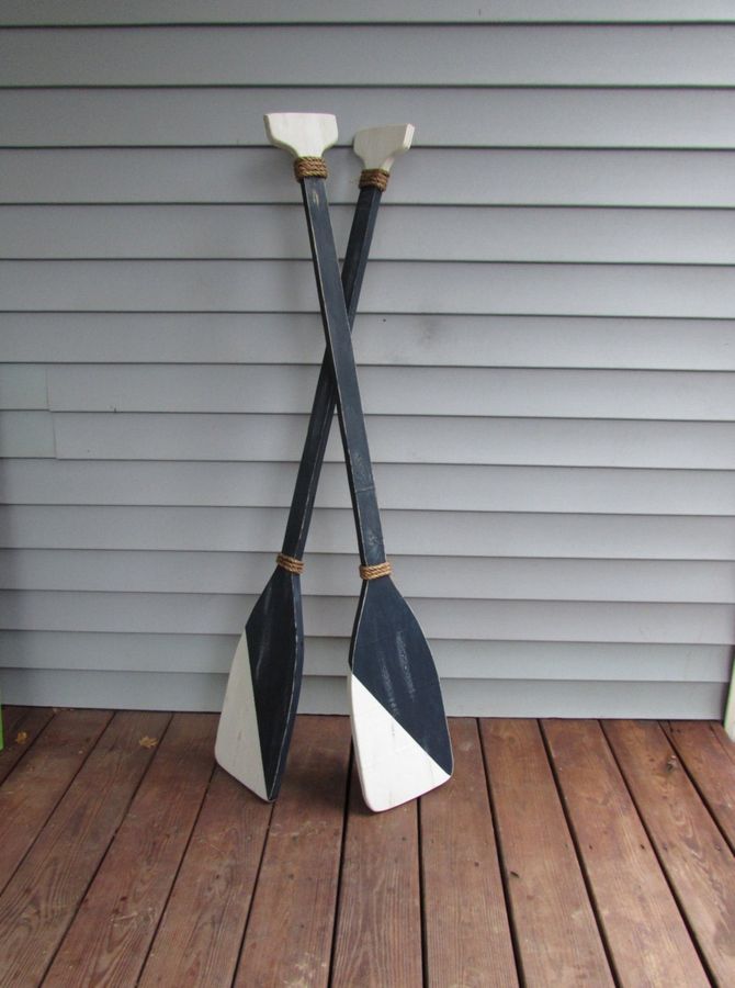 Reclaimed Wood  Oars. Oar Cutouts. Extra Large Custom Oars. Lake Decor. Nautical Decor. Beach Decor. Made to Order added by Spoak Member